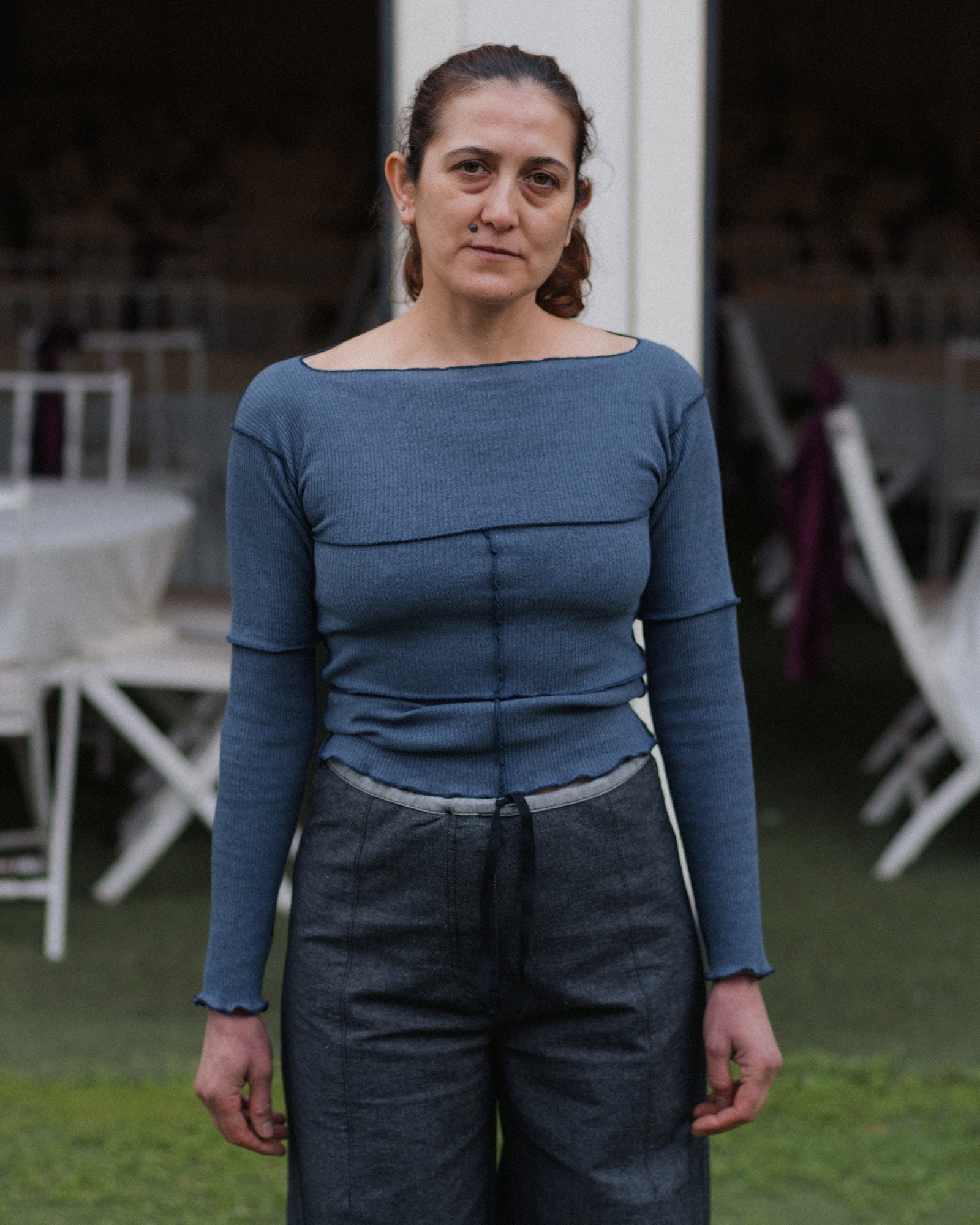 Cinder Long Sleeve Tee in Assortment | Recycled cotton rib | en