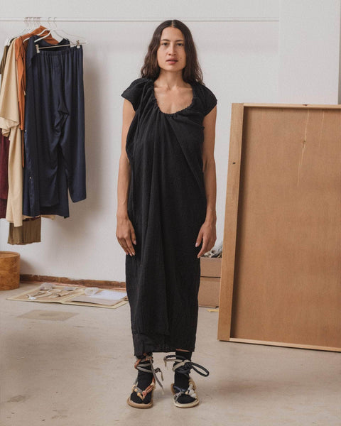 Max Dress in Assortment | Crinkle linen | en | Baserange 