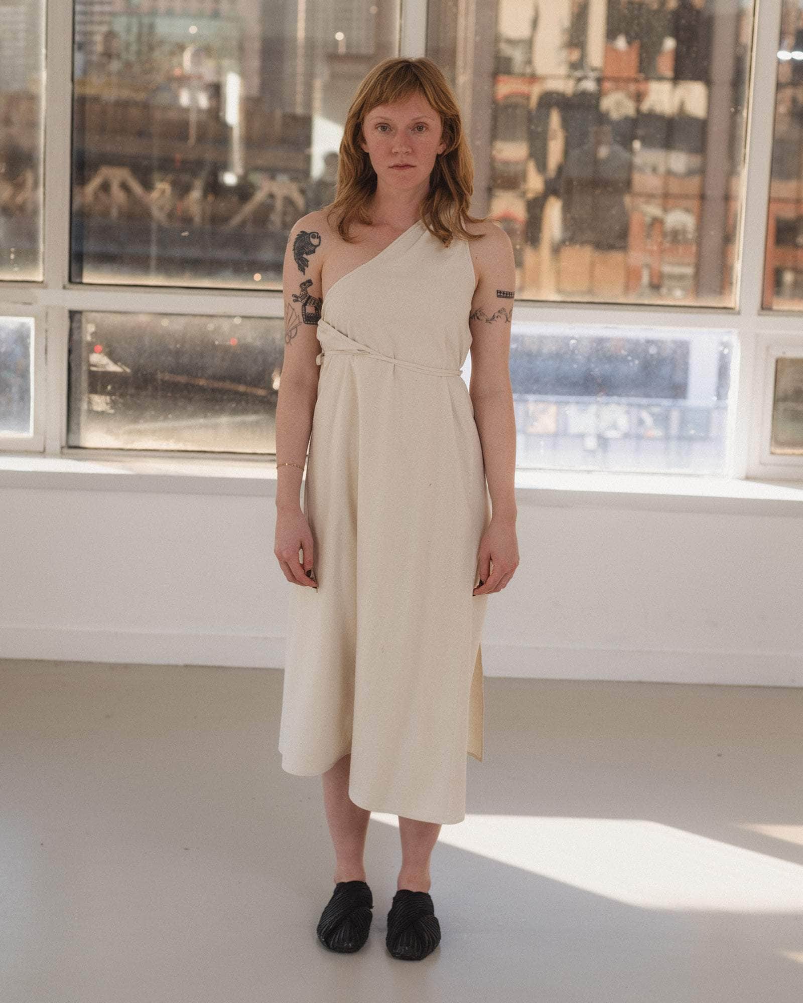 baserange silk dress City Long Sleeve Dress