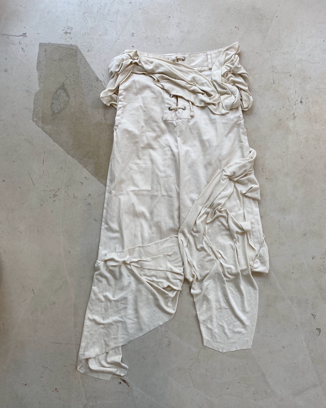 N°10 - Handsewn Fabric Scraps on Stained Pants