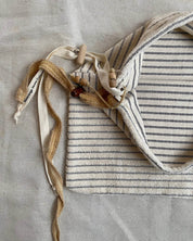 BASERANGE Bathroom BLACK STRIPES 1 / 36x38cm Repair - Towel Bag