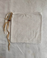 BASERANGE Bathroom BLACK STRIPES 1 / 36x38cm Repair - Towel Bag