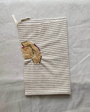 BASERANGE Bathroom BLACK STRIPES / 100x60cm Repair- Shell Towel