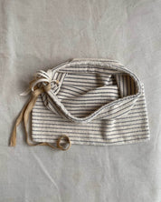 BASERANGE Bathroom BLACK STRIPES 2 / 36x38cm Repair - Towel Bag