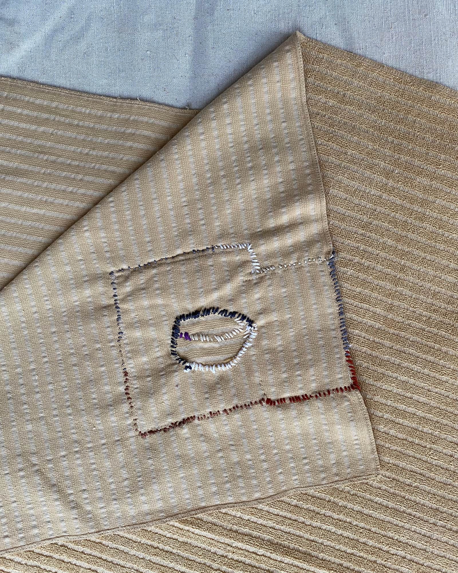 BASERANGE Bathroom BROWN STRIPE / 140x90cm Repair - Storm Towel