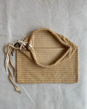 BASERANGE Bathroom BROWN STRIPES / 36x38cm Repair - Towel Bag