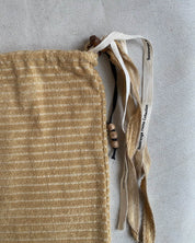 BASERANGE Bathroom BROWN STRIPES / 36x38cm Repair - Towel Bag