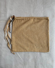 BASERANGE Bathroom BROWN STRIPES / 36x38cm Repair - Towel Bag
