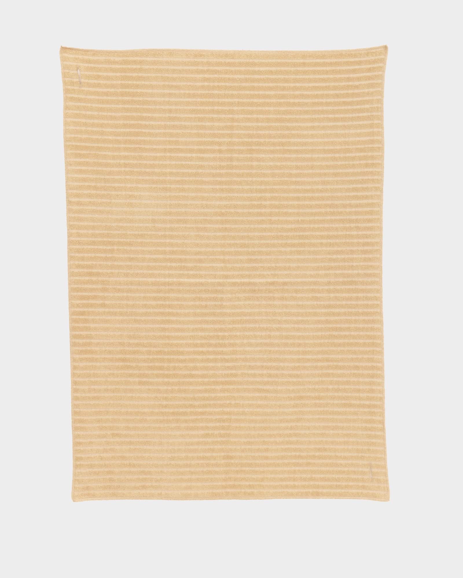 BASERANGE Bathroom SAND / ECRU STRIPES / 50x72cm Terry Hand Towel
