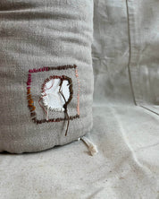 BASERANGE Bedroom UNDYED / 70x37cm Repair - Shell Roll Pillow