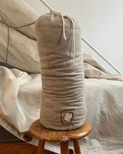 BASERANGE Bedroom UNDYED / 70x37cm Repair - Shell Roll Pillow