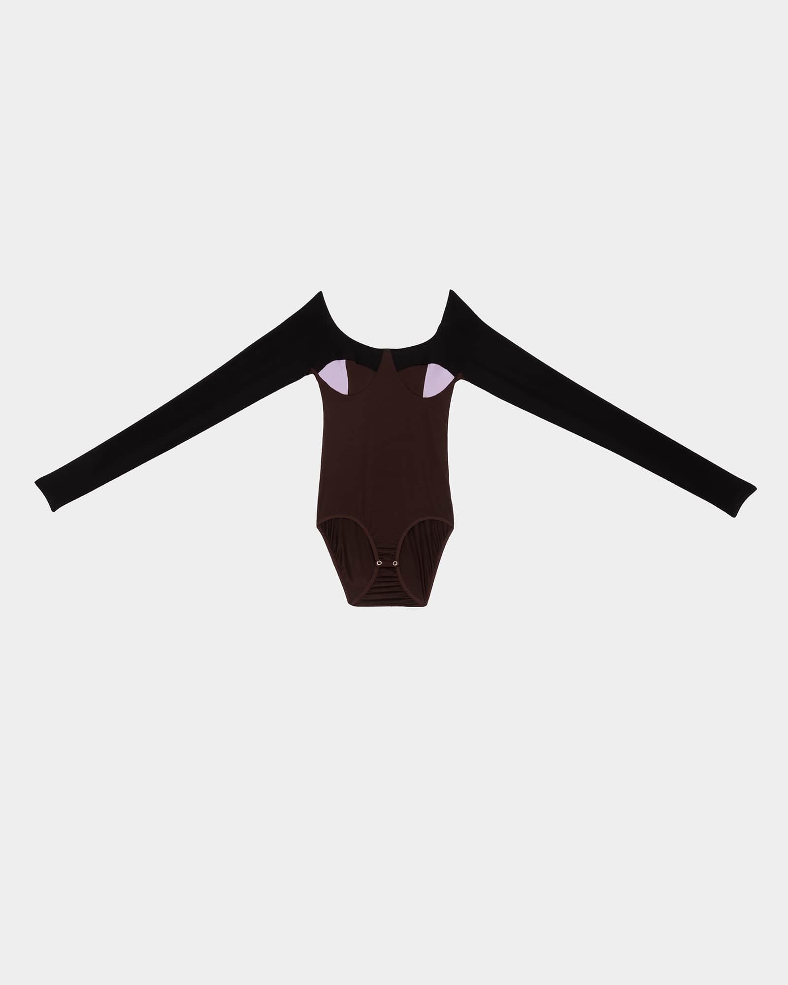 BASERANGE Bodysuits Long Sleeve Body With Bra