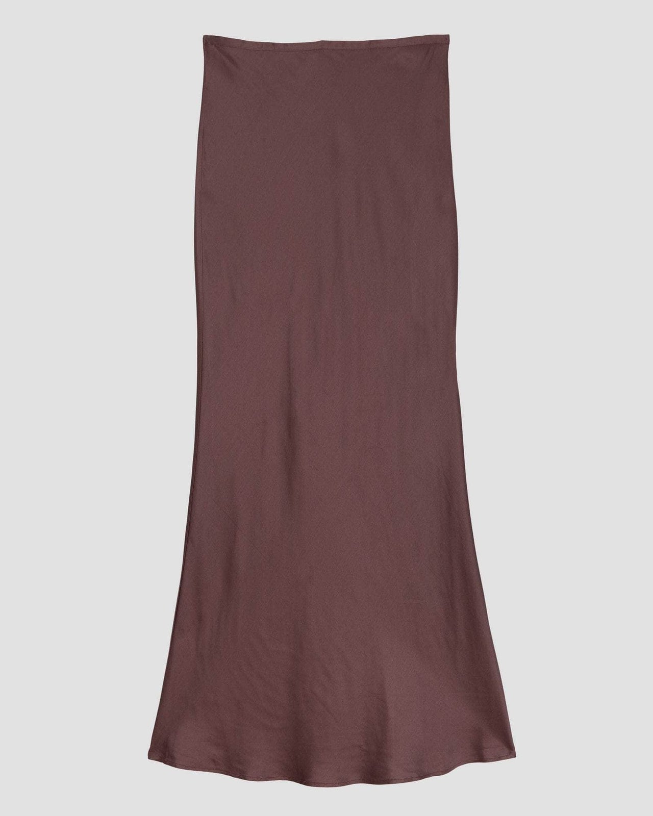 Dydine Fitted Skirt in Dark brown | ecovero-viscose | en | Baserange