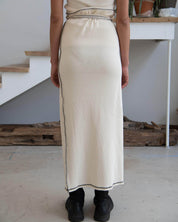 BASERANGE BOTTOMS Garble Wrap Skirt