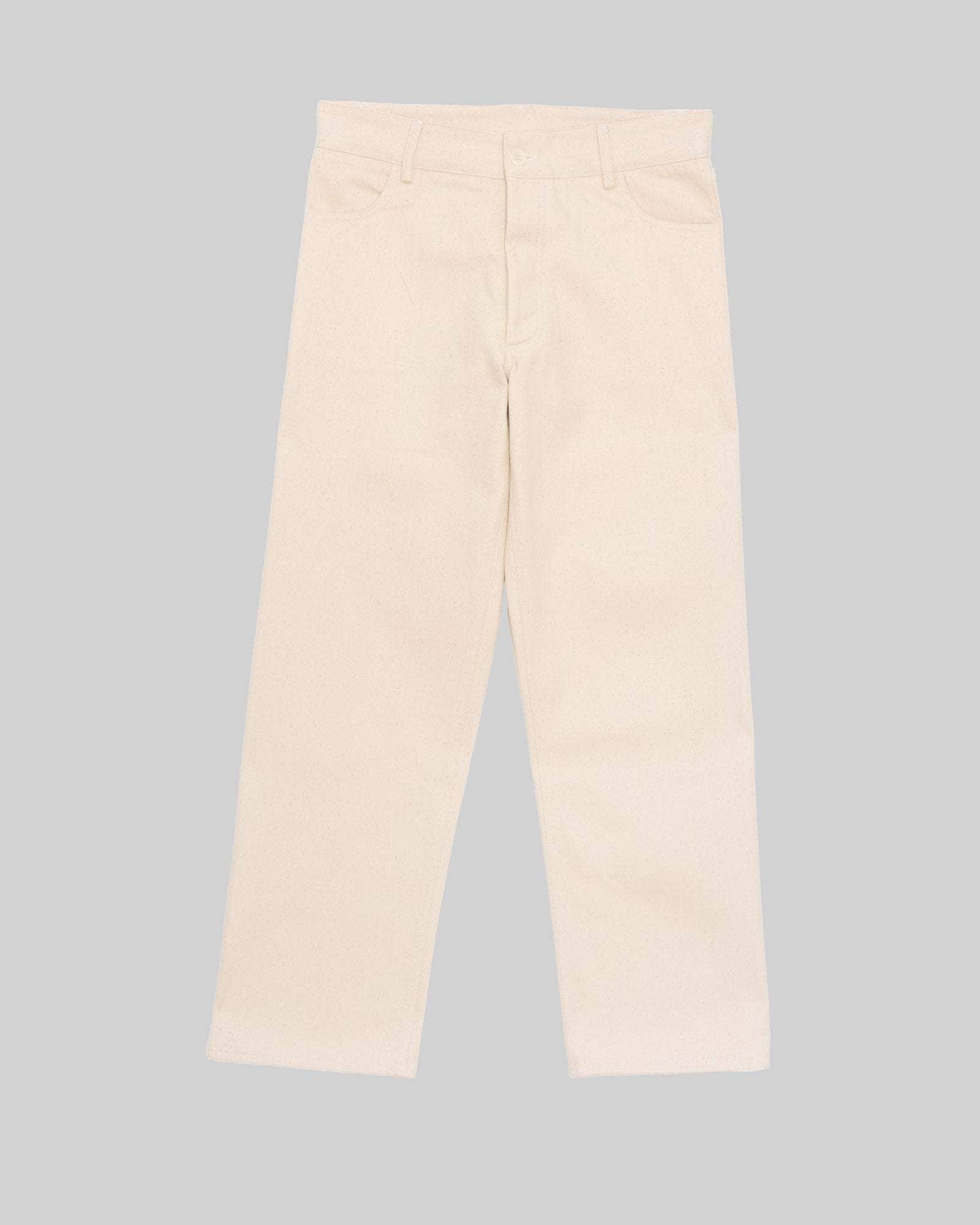 Indre パンツ in Undyed | オーガニックコットン | Baserange