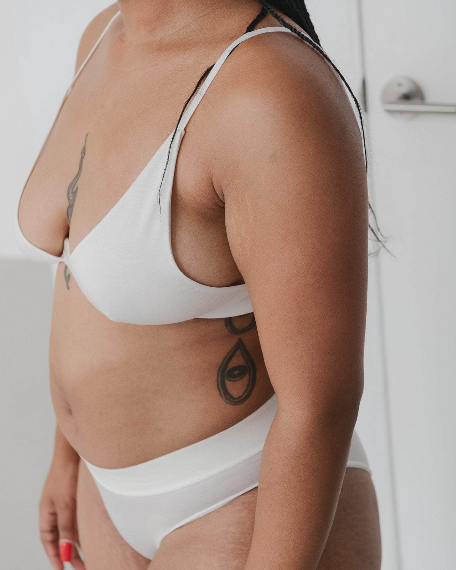 Mar Top in Undyed | Wild silk | Baserange
