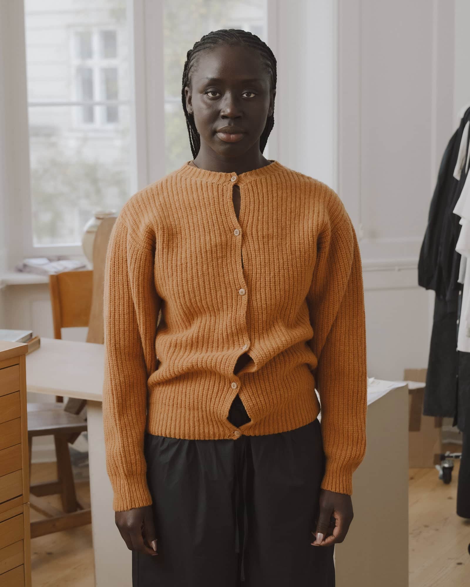 Cardigan | Basics in Natural and Recycled Fibers | Baserange