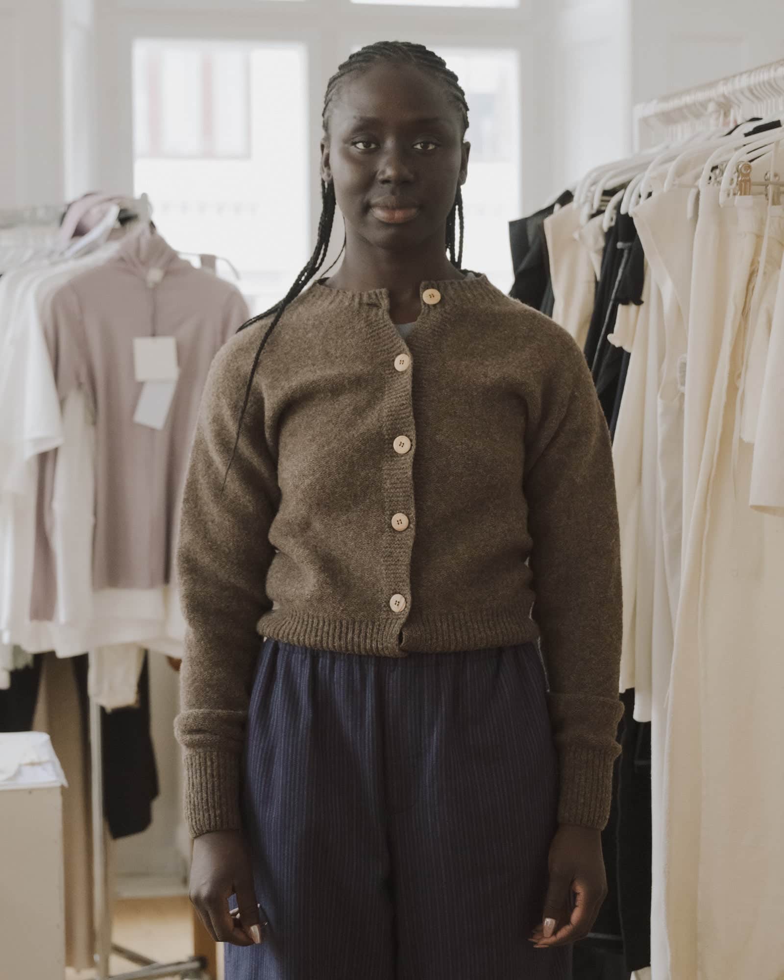 Cardigan | Basics in Natural and Recycled Fibers | Baserange