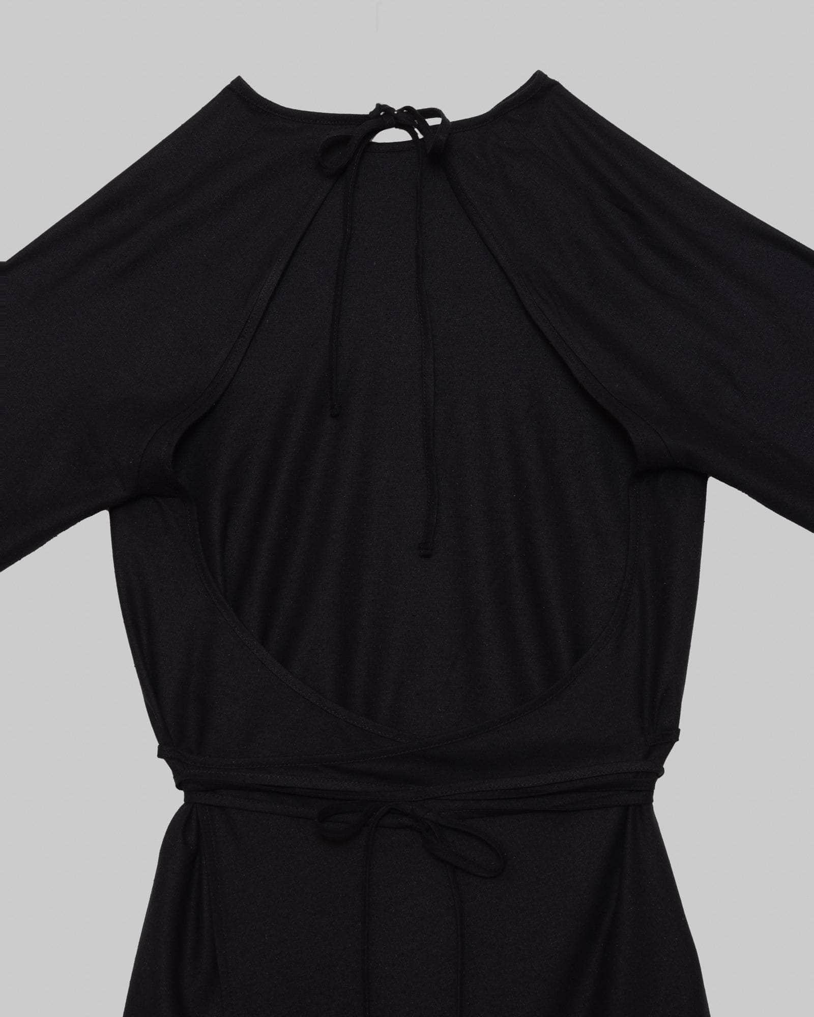 BASERANGE Dress Long Sleeve Apron Dress