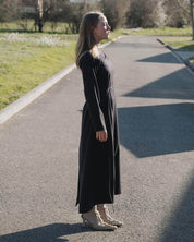 BASERANGE Dress Long Sleeve Apron Dress