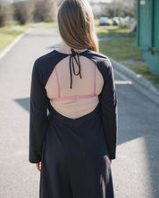 BASERANGE Dress Long Sleeve Apron Dress