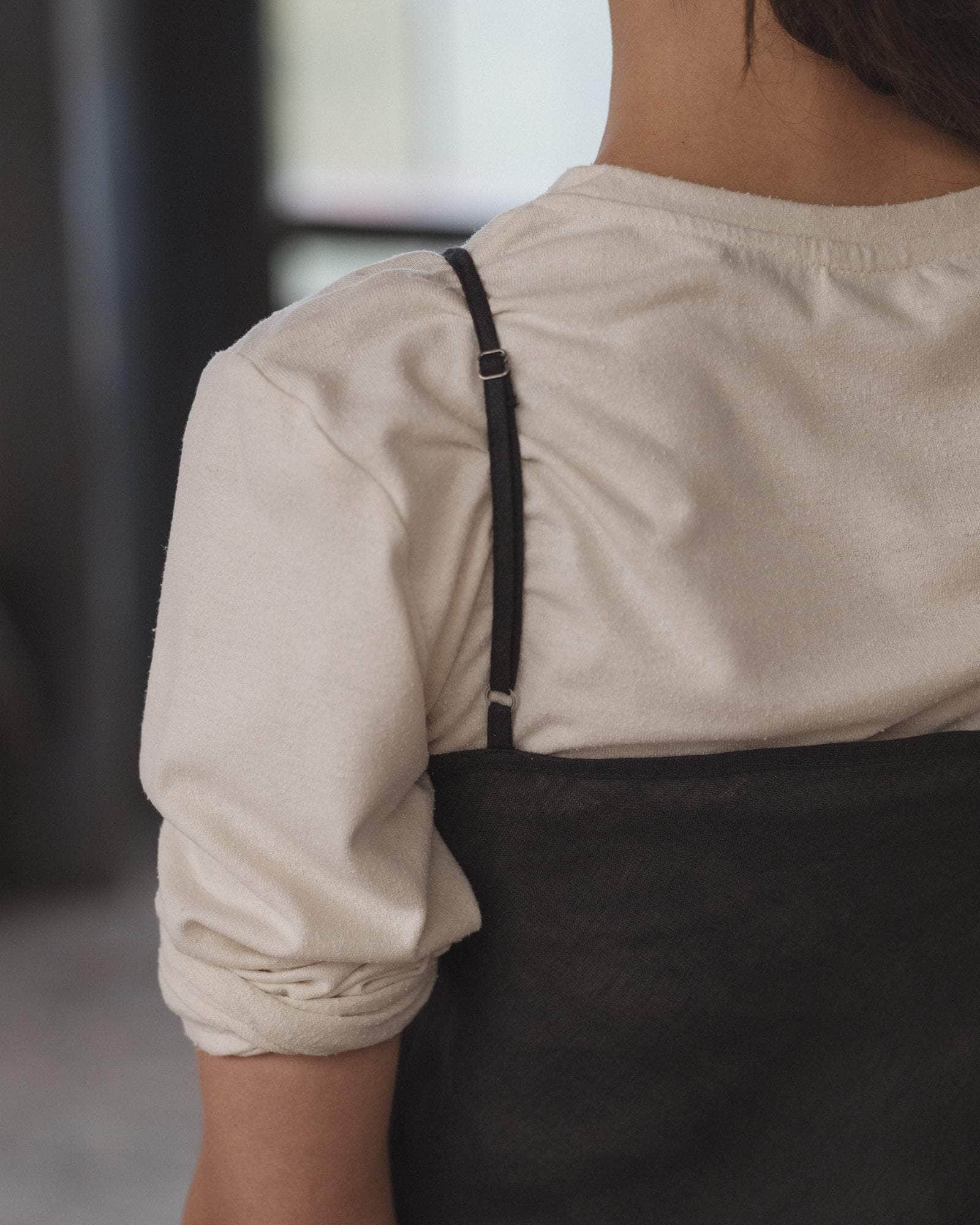Dydine Dress in Black | Fine linen | Baserange