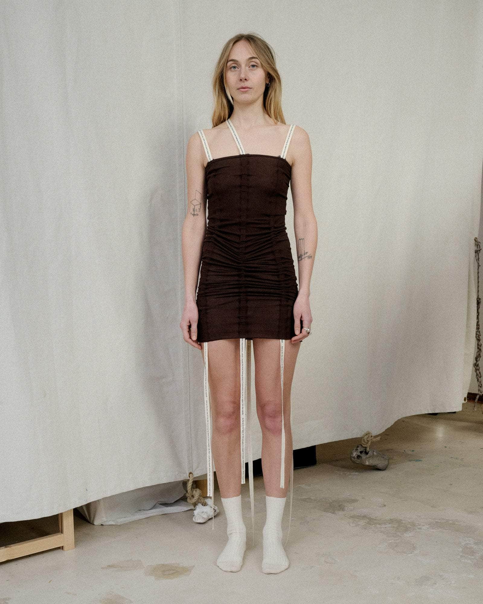 BASERANGE DRESSES Hewn Strap Slip