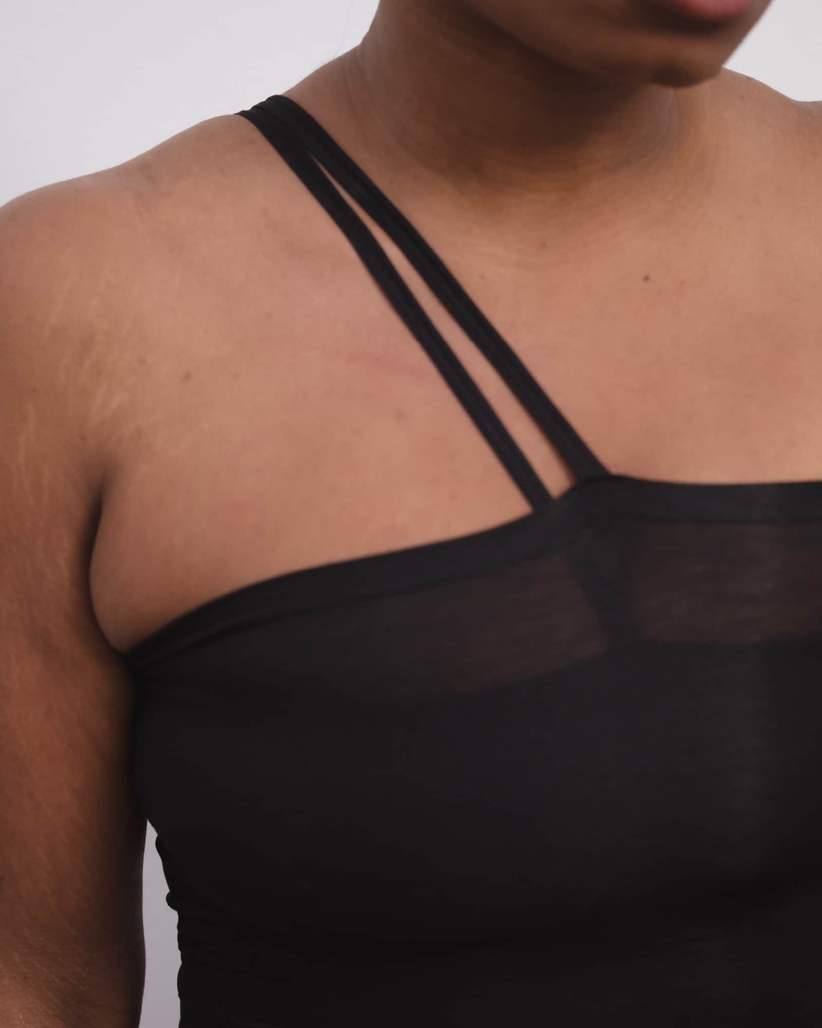 BASERANGE Dresses Nida One Strap Slip Dress