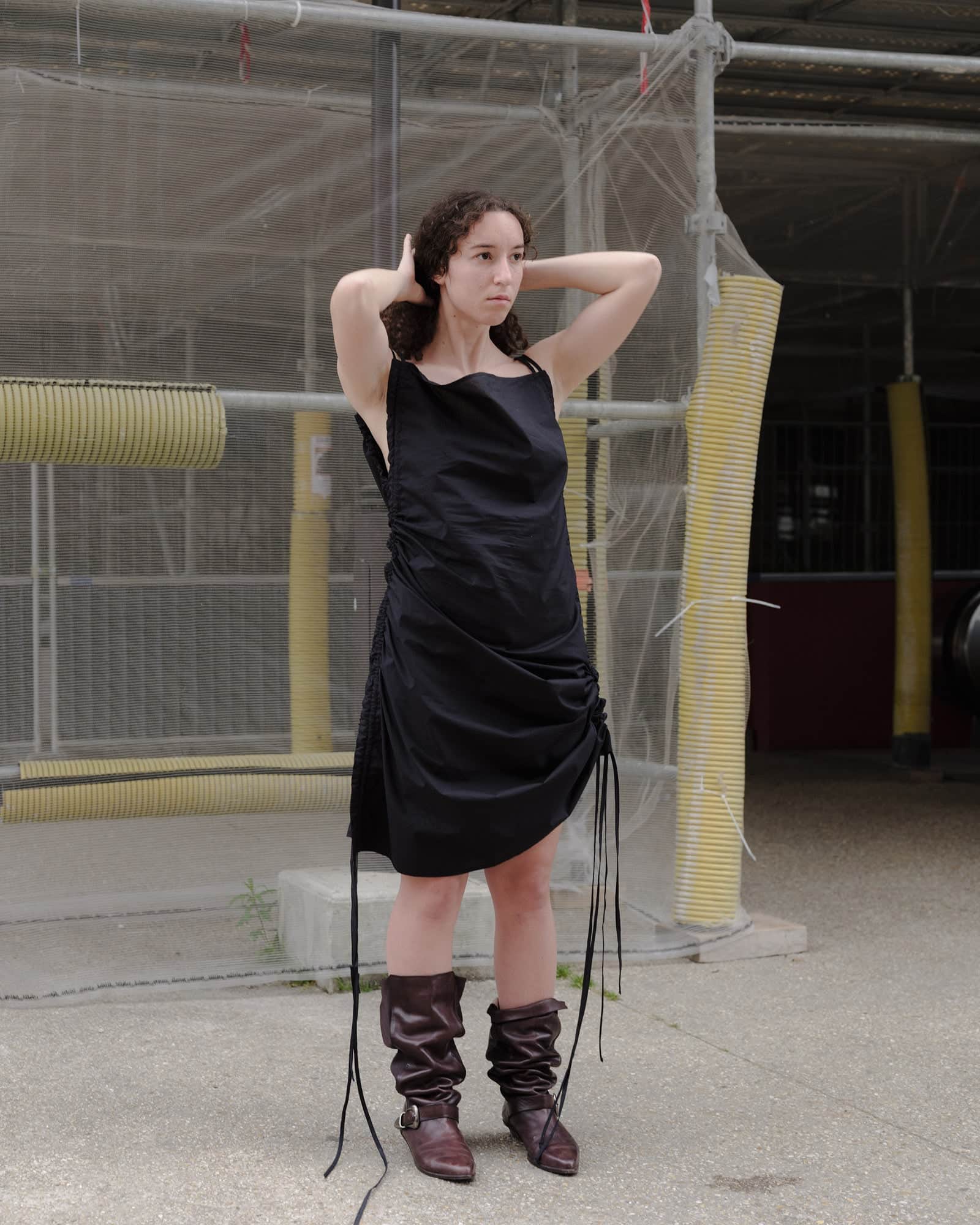 baserange shirt dress Baserange Undyed Ole Shirt Dress - White