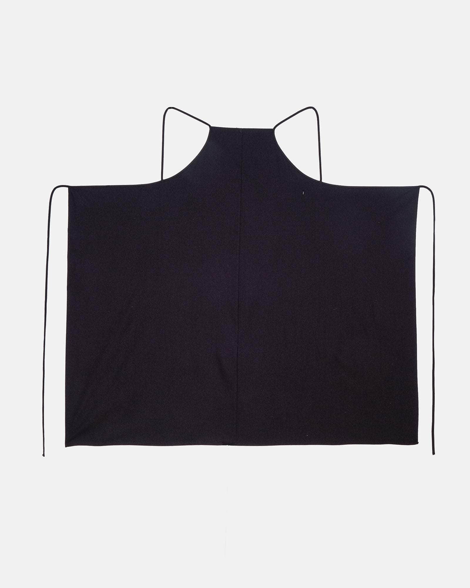 Yumi Apron Dress in Black | Wild silk | Baserange