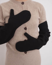 BASERANGE Gloves BLACK / ONE SIZE Long Enso Mittens