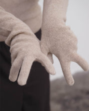 BASERANGE Gloves CAMEL / ONE SIZE Whit Gloves
