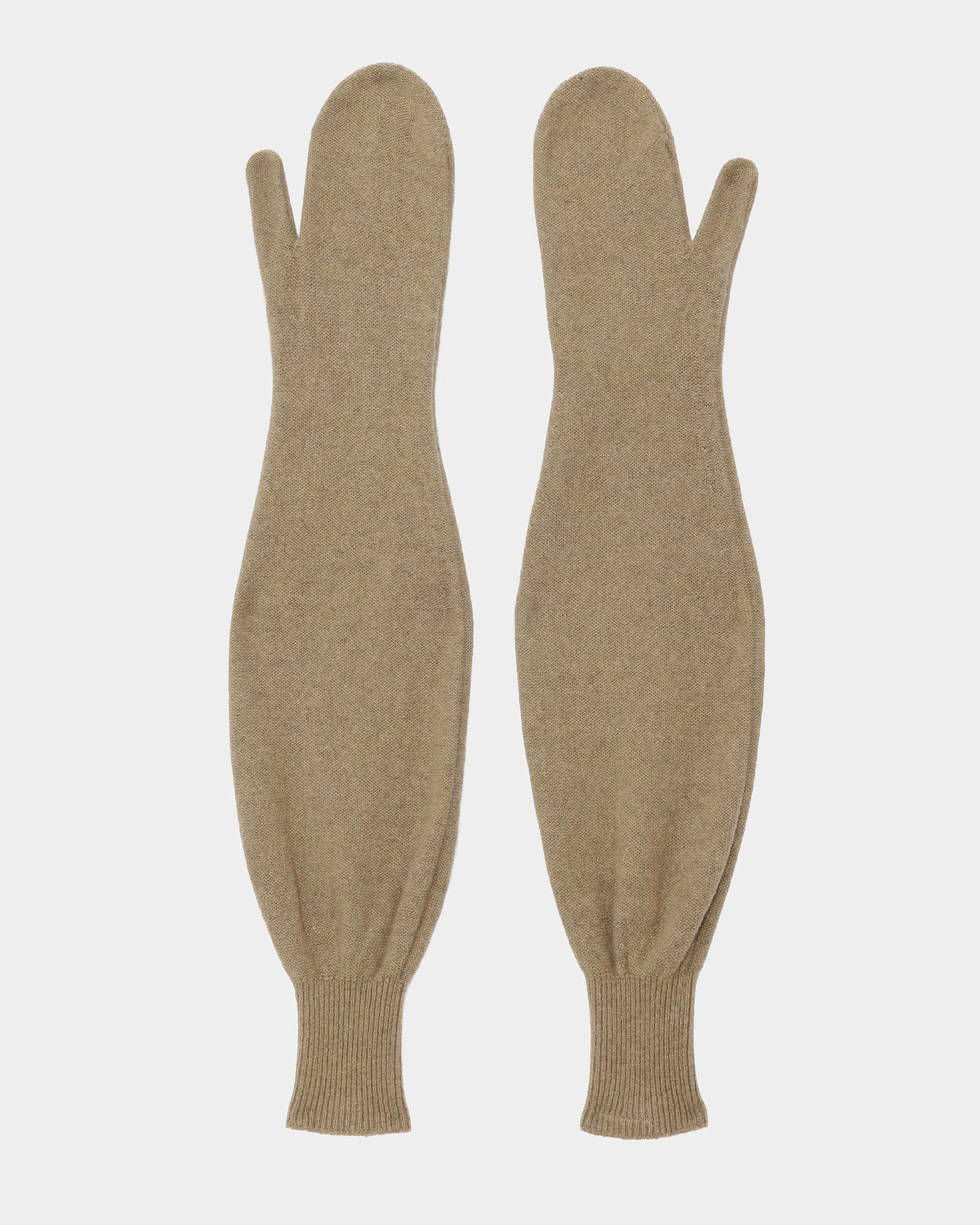 BASERANGE Gloves ROVERE BROWN / ONE SIZE Long Enso Mittens