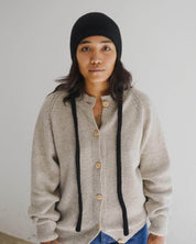 BASERANGE Hats BLACK / One Size Tier Hooded Wrap