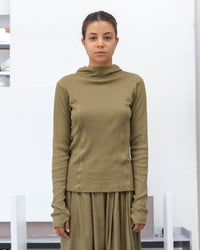 Hanifa Hoodie - MOSS GREEN / XS