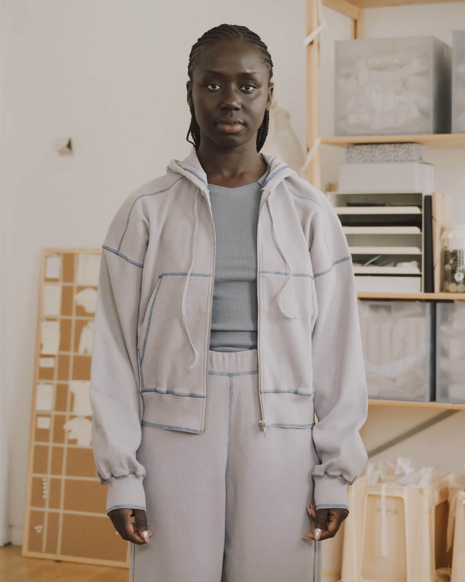 BASERANGE Hoodies Way Zipped Hoodie