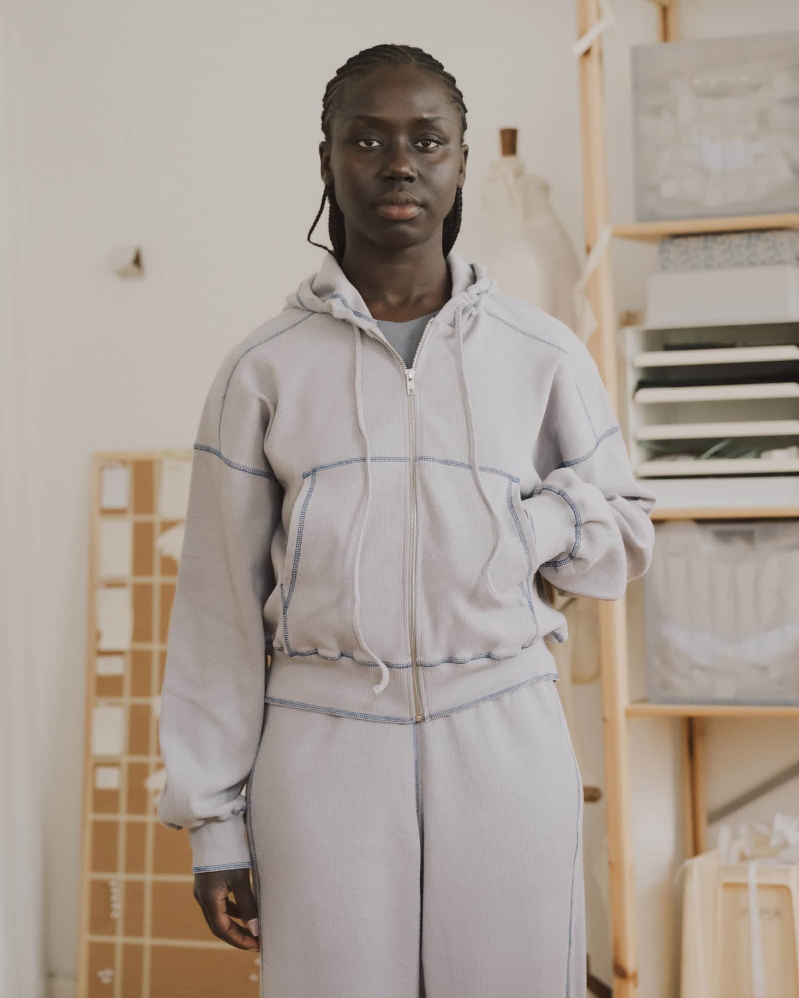 BASERANGE Hoodies Way Zipped Hoodie