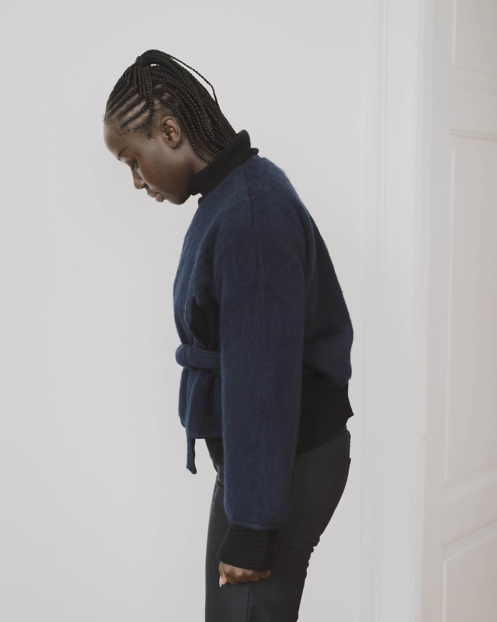 その他 baserange capas jacket / navy Capas Jacket in Navy | Brushed wool | Baserange