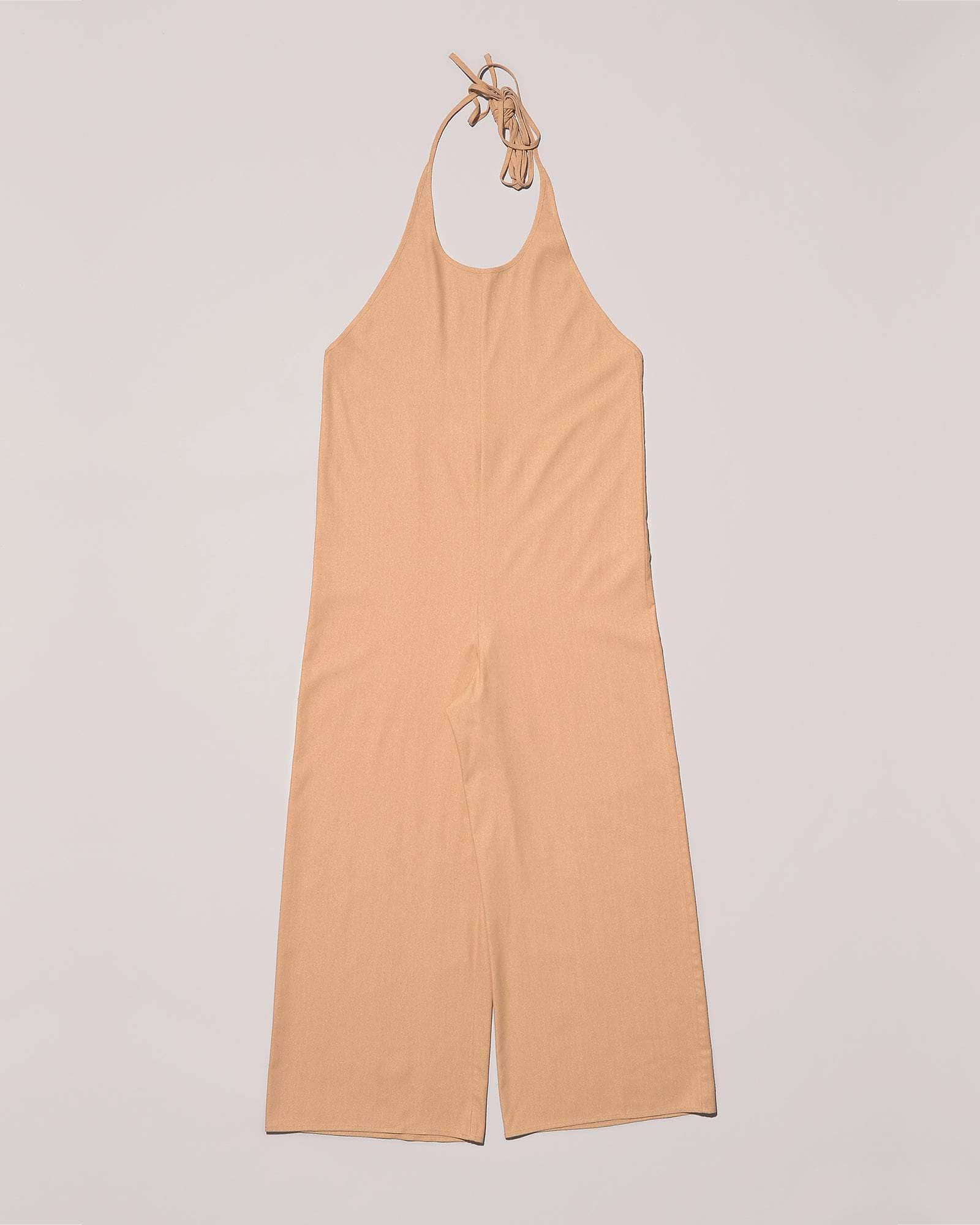 Otay Jumpsuit in Bath brown | Wild silk | Baserange