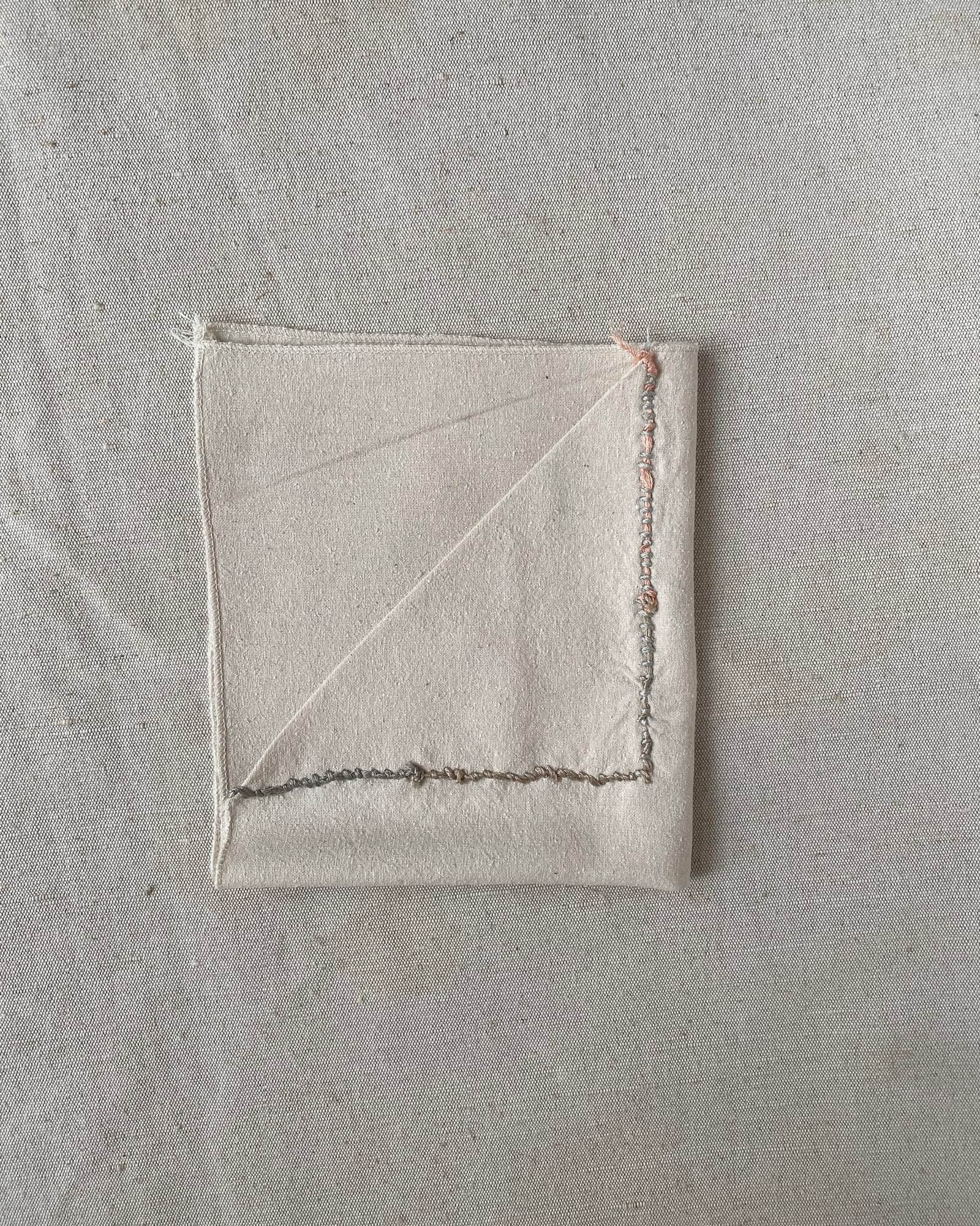 BASERANGE Kitchen UNDYED 1 / 30x33cm Repair - Set of 2 Napkins