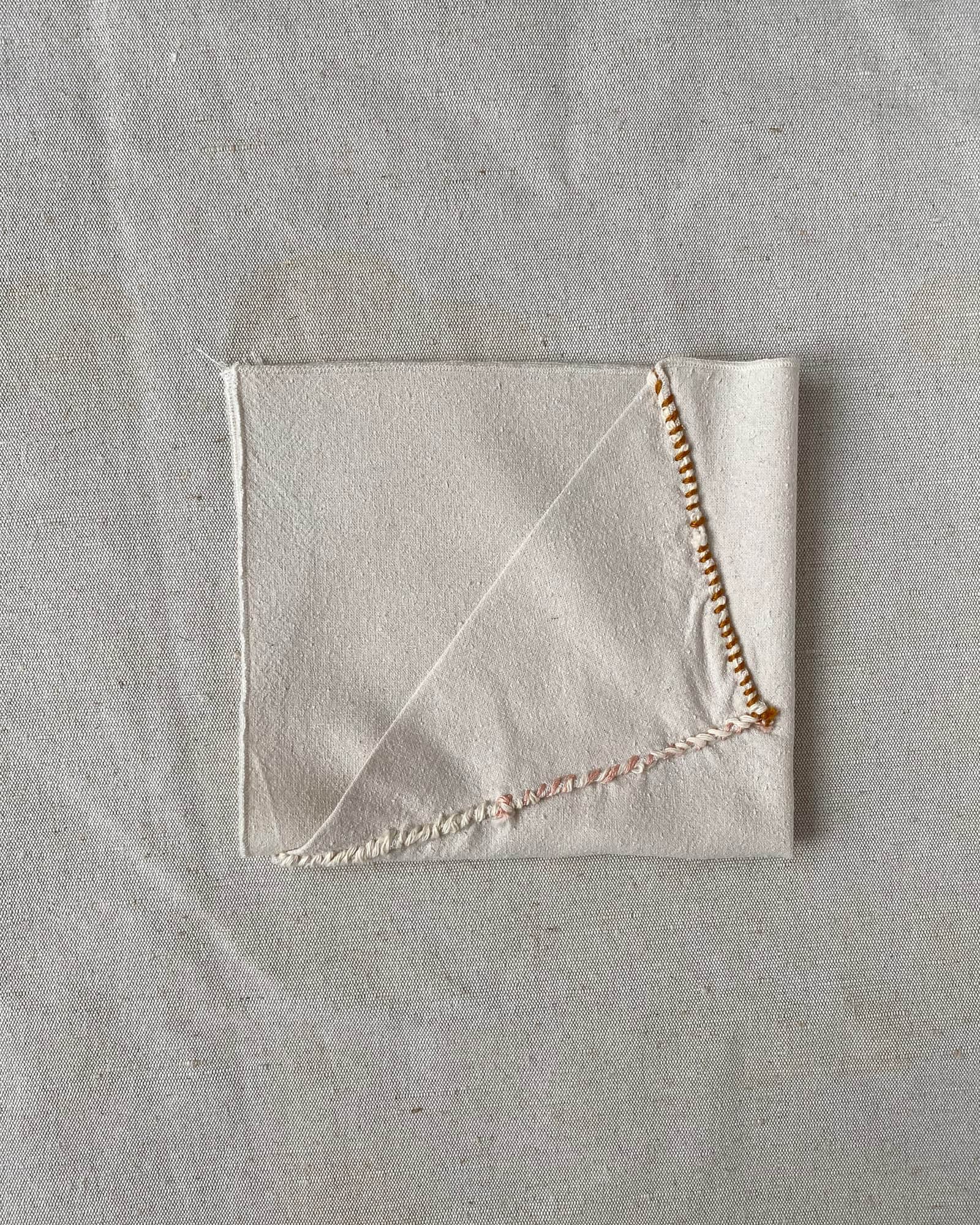 BASERANGE Kitchen UNDYED 1 / 30x33cm Repair - Set of 2 Napkins