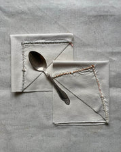 BASERANGE Kitchen UNDYED 1 / 30x33cm Repair - Set of 2 Napkins