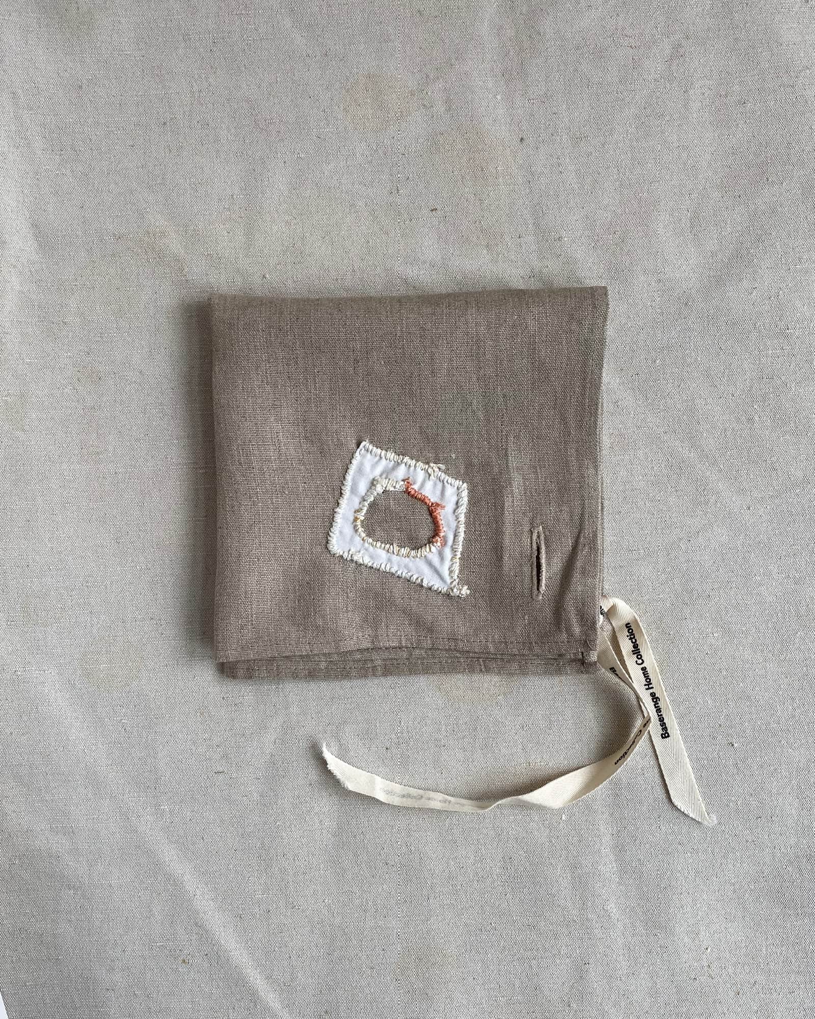 BASERANGE Kitchen UNDYED 1 / 40x40cm Repair - Square Tea Towel