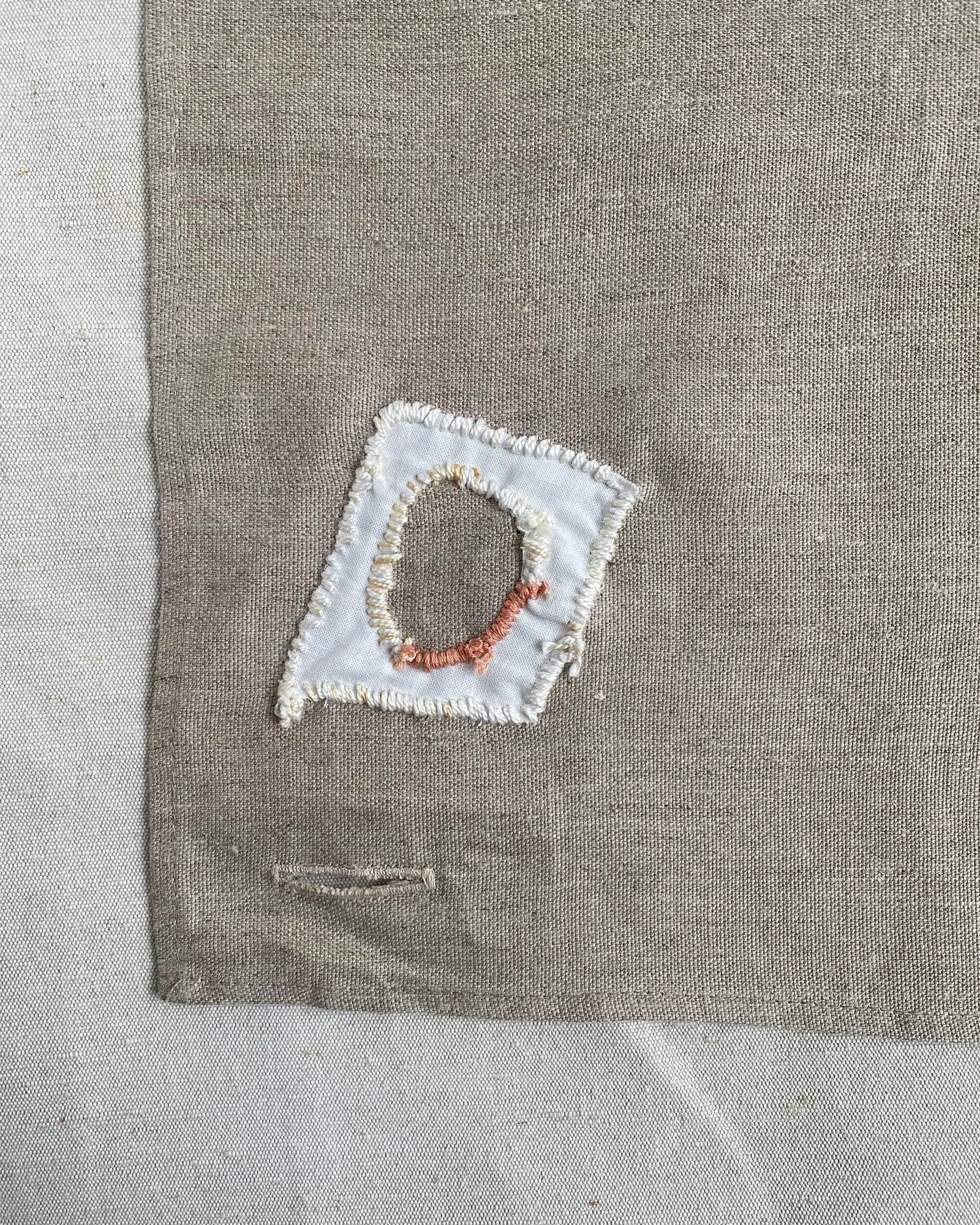 BASERANGE Kitchen UNDYED 1 / 40x40cm Repair - Square Tea Towel