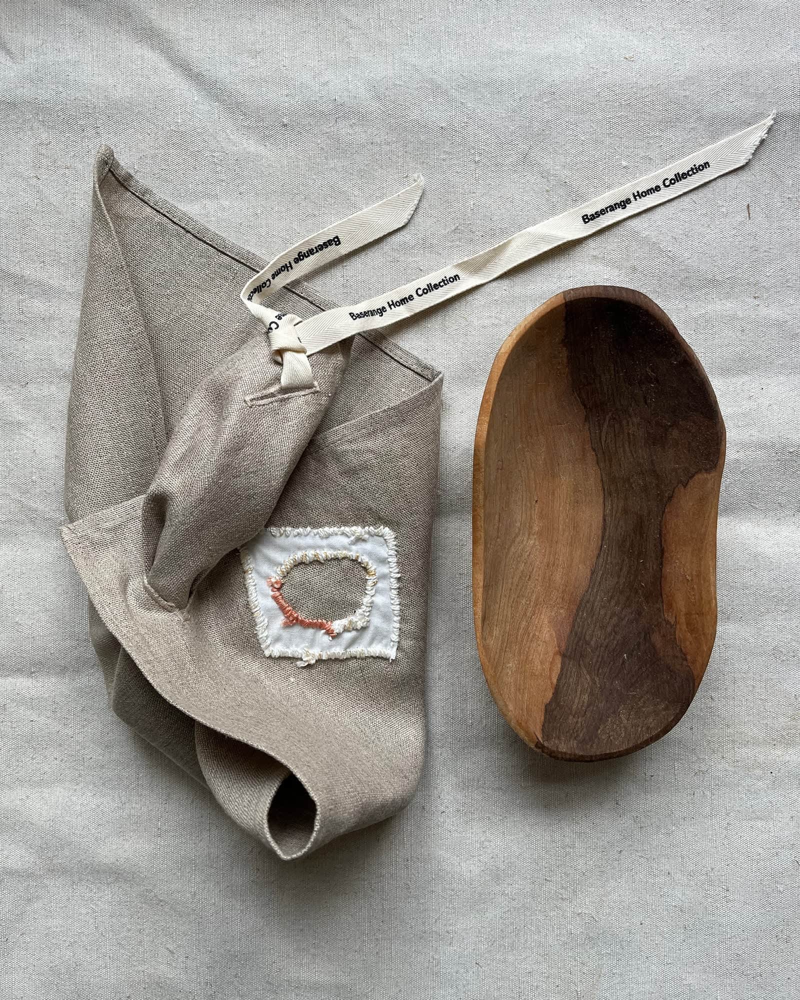 BASERANGE Kitchen UNDYED 1 / 40x40cm Repair - Square Tea Towel