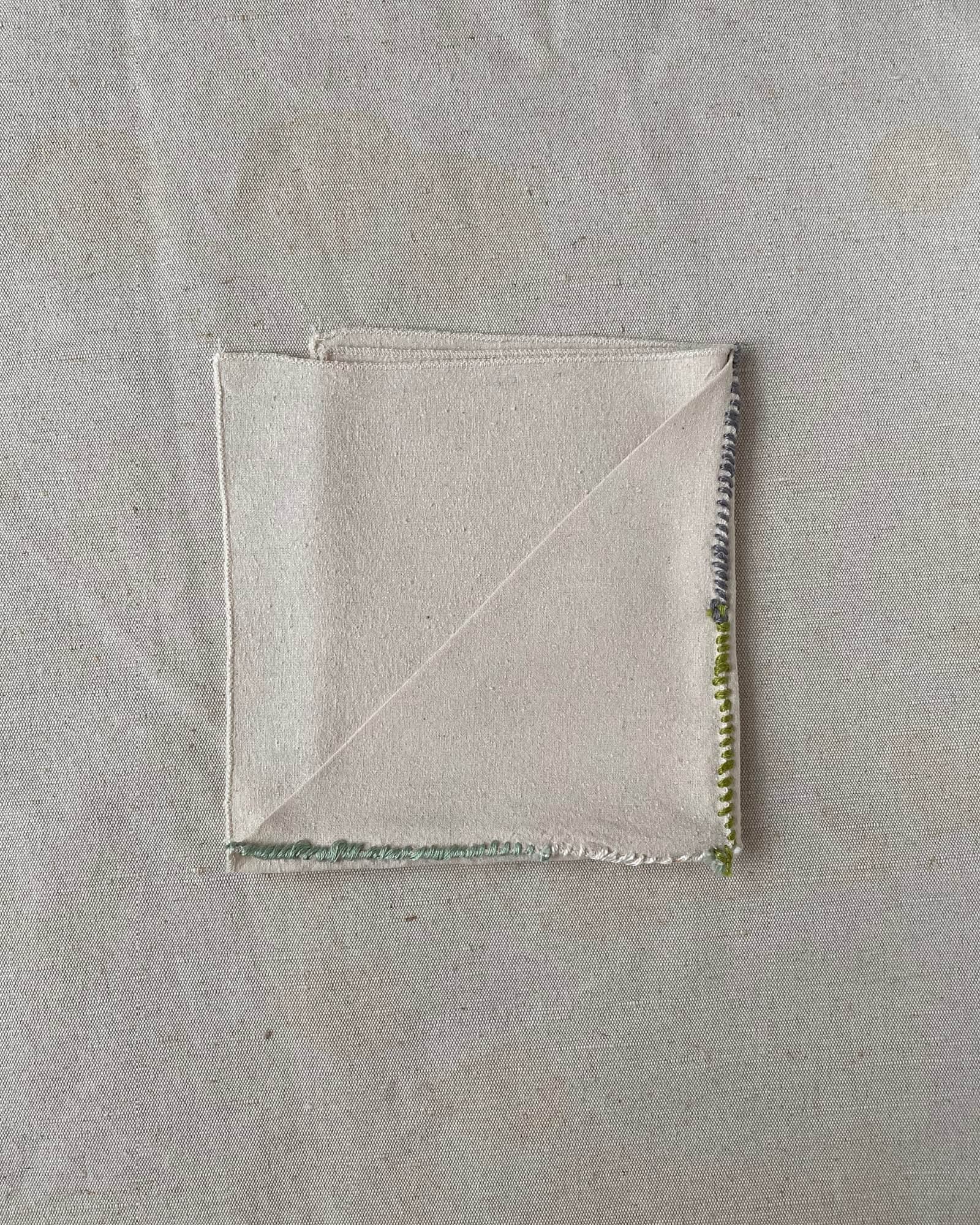 BASERANGE Kitchen UNDYED 2 / 30x33cm Repair - Set of 2 Napkins