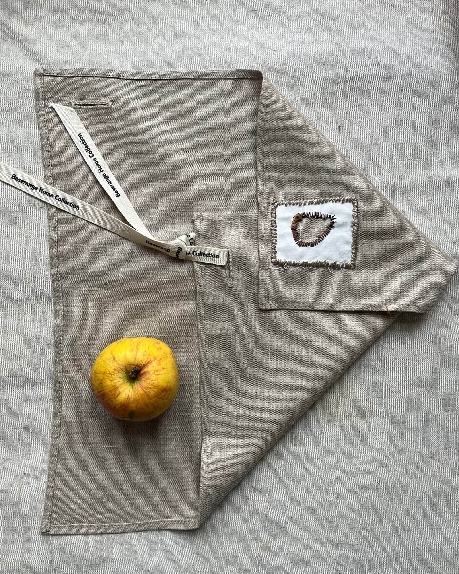 BASERANGE Kitchen UNDYED 2 / 40x40cm Repair - Square Tea Towel