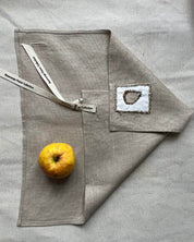 BASERANGE Kitchen UNDYED 2 / 40x40cm Repair - Square Tea Towel