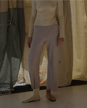 BASERANGE KNITTED ADET PANTS