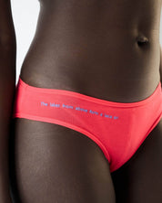 BASERANGE KNITTED BELL PANTS W LETTER